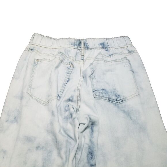 Rag & Bone Miramar Jogger Women Size XS Light Wash Denim Print Terry (25x26.5) - Picture 4 of 6